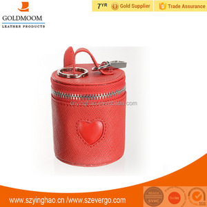 Pas cher Forme Ronde PU Porte-Monnaie Promotion Cadeau, Zipper Roud Cion Bourse En Gros - Product Image 1