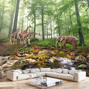 ZHIHAI Papier peint personnalisé bel animal éléphant cerf 18d - Product Image 3