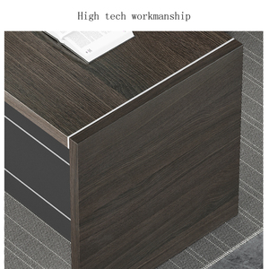 <strong>L</strong> <strong>shape</strong> <strong>office</strong> <strong>table</strong> furniture fashional modern <strong>office</strong> desk for boss desk top:mdf/ other part:mfc hm - Product Image 5