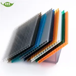 Đôi Tường Ba Bức Tường Bốn Bức Tường Polycarbonate Rỗng Tấm Nhà Kính Roof Panels