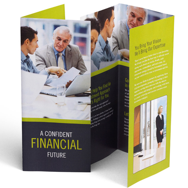 Пользовательская бумага Красочная Листовая печать Услуги для рекламы