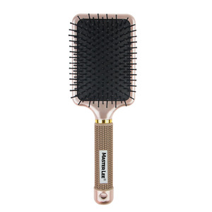 Masterlee Brand New ABS Rose Gold Scalp Massage Comb Glue Needle Paddle Comb <strong>Smooth</strong> Comb Detanling Hair <strong>Brush</strong> - Product Image 1