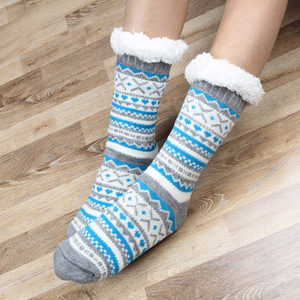 Chaussettes d'hiver en laine polaire pour enfants, garçon et fille, doux, épais et chaud - Product Image 4