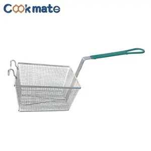 Good Merch-Antable Quality Test Passed Nickel Plating Iron Wire Fry Basket French Mesh Fries Baskets