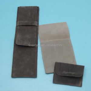 Özel süet takı makyaj zarf kılıfı hediye toptan için düğme ile geri dönüşümlü kadife takı çantası - Product Image 4