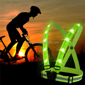 <span class=keywords><strong>Gilet</strong></span> de <span class=keywords><strong>sécurité</strong></span> à LED rouge <span class=keywords><strong>clignotant</strong></span>, haute visibilité, réfléchissant, pour la course à pied, pour femmes - Product Image 4