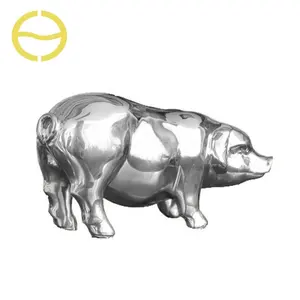Хорошо отполированное серебристое литье по выплавляемым моделям ремесло животных металлическая черепаха скульптуры