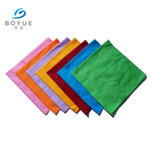 Chất Liệu Cotton Trong Khỏa Thân Tùy Chỉnh Quảng Trường Rắn Màu Đồng Bằng Trống Bông Bandana