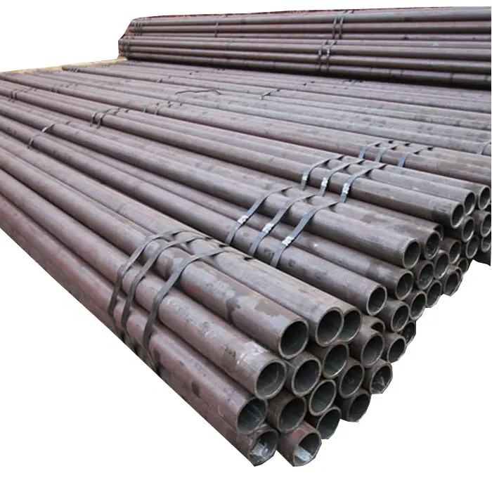 Carbon Black Iron A105 / A106 Gr. B seamless mild carbon steel pipe