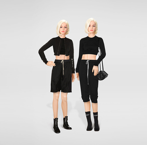 Maniquí de plástico <span class=keywords><strong>para</strong></span> maquillaje, bonito rostro decorativo, vida como exhibidor, <span class=keywords><strong>ropa</strong></span> usada, en venta - Product Image 4