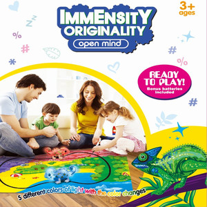 Induction Chameleon Walking Follow line Magical Track Toys con luces y sonidos 777-613 - Product Image 5
