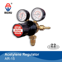 Régulateur de pression de gaz d'oxygène Murex avec double jauge