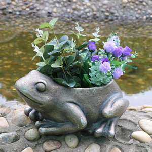 Macetas y Jardineras con Forma <span class=keywords><strong>de</strong></span> <span class=keywords><strong>Rana</strong></span> del Mercado Americano para Decoración del Hogar y Jardín - Product Image 5