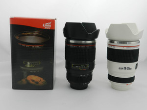 Caniam 24-105mm lente de la cámara de café taza 5th <span class=keywords><strong>con</strong></span> la cerradura y la cubierta de acero inoxidable interior taza - Product Image 1