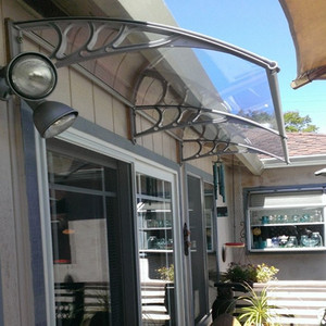 Pavillon transparent pare-soleil extérieur/ Polycarbonate <span class=keywords><strong>4x4</strong></span> Auvent en plastique transparent - Product Image 2