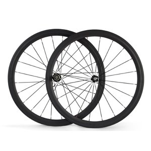 Superficie mate 700c rueda de <span class=keywords><strong>bicicleta</strong></span> de <span class=keywords><strong>carretera</strong></span> de <span class=keywords><strong>carbono</strong></span> ruedas tubulares 38mm juego de ruedas con los cubos + radios - Product Image 1