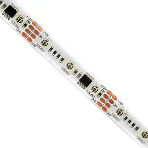 流行 48LED/M 黑色 pcb SMD 5050 TM1914 数字 led 灯条 rgb 寻址 12 v