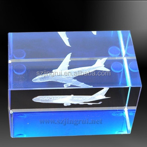 Cubo de cristal grabado con láser 3D, con máquina grande para decoración JL040 - Product Image 3