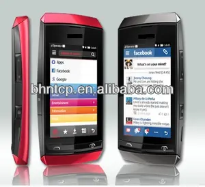 GSM Used Mobile phone Asha with Camera 2MP Quad-band GPRS and WIFI