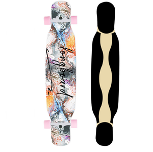 <span class=keywords><strong>Arce</strong></span> <span class=keywords><strong>canadiense</strong></span> cubierta en blanco de gota de plástico a través de tabla de Skateboard - Product Image 3