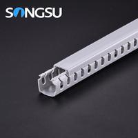 Haus Material Elektrische Pvc Draht Kabel Slot Gehäuse/Pvc Panel Schlitz Trunking 25X40