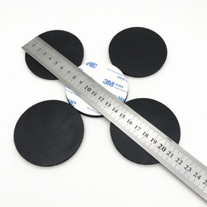 Kaki karet bantalan antiselip silikon berperekat, ketebalan 5mm Diameter 70Mm - Product Image 4