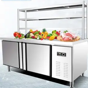 Frigorífico plataforma/uso comercial cozinha freezer comercial aço inoxidável restaurante geladeira cozinha frigorífico