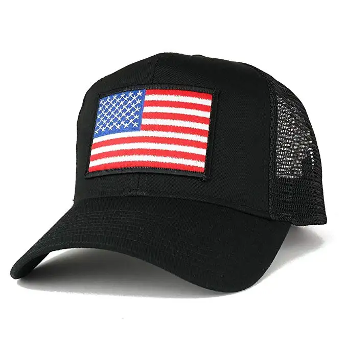 The American Flag USA Curled Brim Baseball Cap