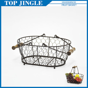 Panier rectangulaire en maille d'enduit brun pour le pain - Product Image 2