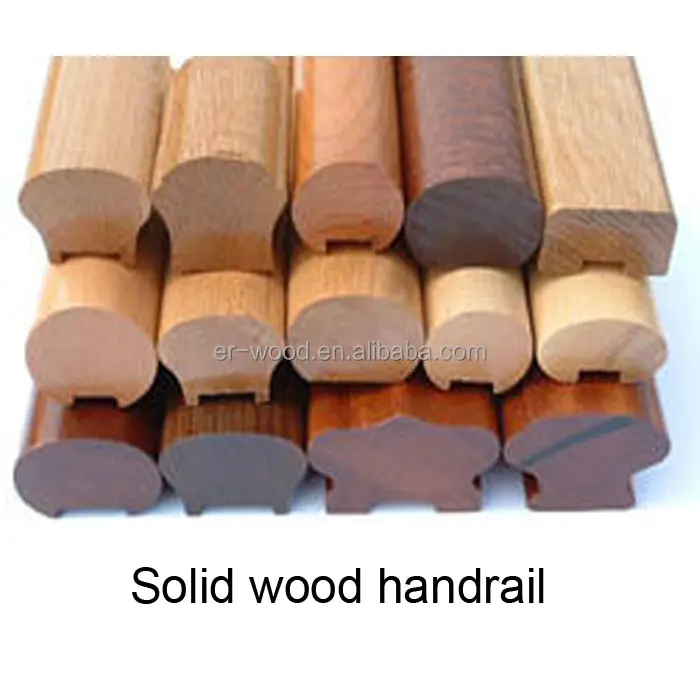 Luxus Holz Geländer Handläufe Treppen geländer/Handläufe E & R Holz Holz in Ihrer Wahl von Buche Walnuss oder Erle 2440*60*58mm