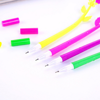 Stylo en gel de silicone souple, papier à lettres fantaisie créatif, fleurs de plantes simulées mignonnes