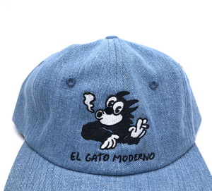 Низкопрофильная бейсболка из неструктурированной джинсовой ткани с вышивкой на заказ - Product Image 2