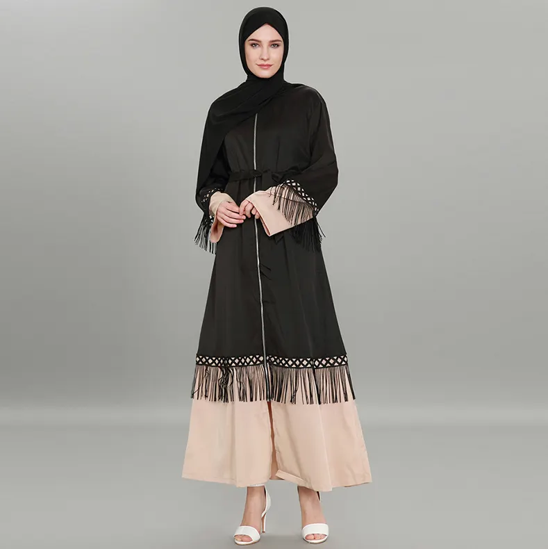 उच्च गुणवत्ता क्लासिक डिजाइन फैशन काले Abaya नए मॉडल Abaya दुबई में 2018