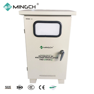 MINGCH Ngoài Trời IP 65 Cuộn Dây Đôi 100% Công Suất 100% Đồng 220V Svc-25kva <span class=keywords><strong>25</strong></span> Kw Tự Động Điều Chỉnh Điện Áp - Product Image 1