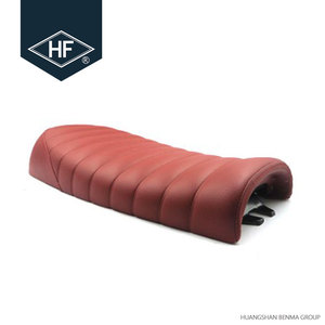 Asiento de Motocicleta Cafe Racer Personalizado en Rojo CG - Product Image 5
