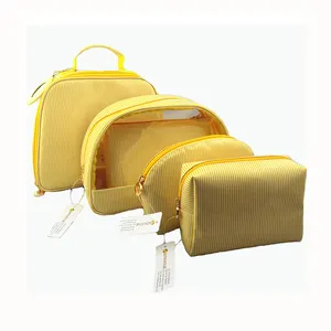 Custom 5pc Mirror Leather Travel Toiletry Vegan Bag PVC Ladies Makeup Kit Cosmetic Bags Cases Cosmet Bag