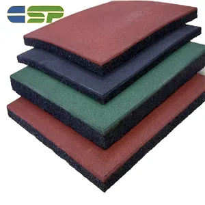 Резиновые коврики Powerlifting, спортивный пол для тяжелых условий, зеленый резиновый пол