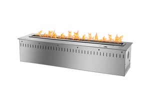 <span class=keywords><strong>Chimenea</strong></span> <span class=keywords><strong>de</strong></span> <span class=keywords><strong>Bioetanol</strong></span> <span class=keywords><strong>Empotrada</strong></span> Inteligente <span class=keywords><strong>de</strong></span> Acero Inoxidable con Control Remoto, Inno Fire <span class=keywords><strong>de</strong></span> 30 Pulgadas, Negra o Plateada - Product Image 5