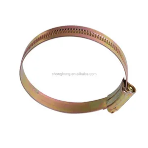 Galvanized steel British type hose clamp