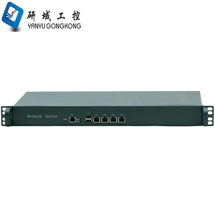 J1900 or J4125 1U rack Router PC 4 LAN routers computer 4 nic pfsense firewall routers pc