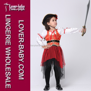 lusso cosplay pirati dei caraibi rapinatore principessa dei mari ragazze ragazzo costume costume da pirata l15286 - Product Image 2