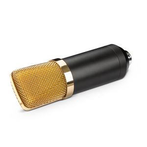 ميكروفون مكثف محمول باليد BM700 احترافي للبث والتسجيل بنمط قلبي قطبي مادة بلاستيكية معدنية سلكية - Product Image 3