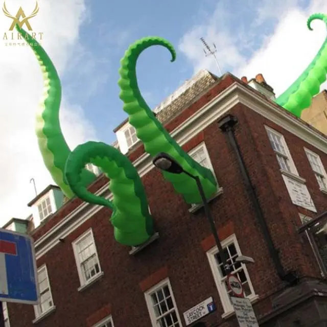 अनुकूलित किसी भी रंग inflatable tentacles जेलीफ़िश पैर पार्टी आउटडोर घटना सजावट
