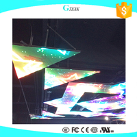 Pantalla LED Triangular para Discoteca, Pantalla LED a Todo Color para Pared, Módulo LED para Cabina de DJ