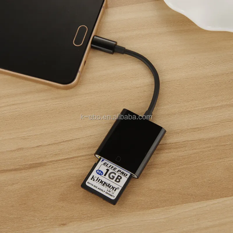 SD Card Camera Memory Reader Adapter Cable for Android phones and tablets