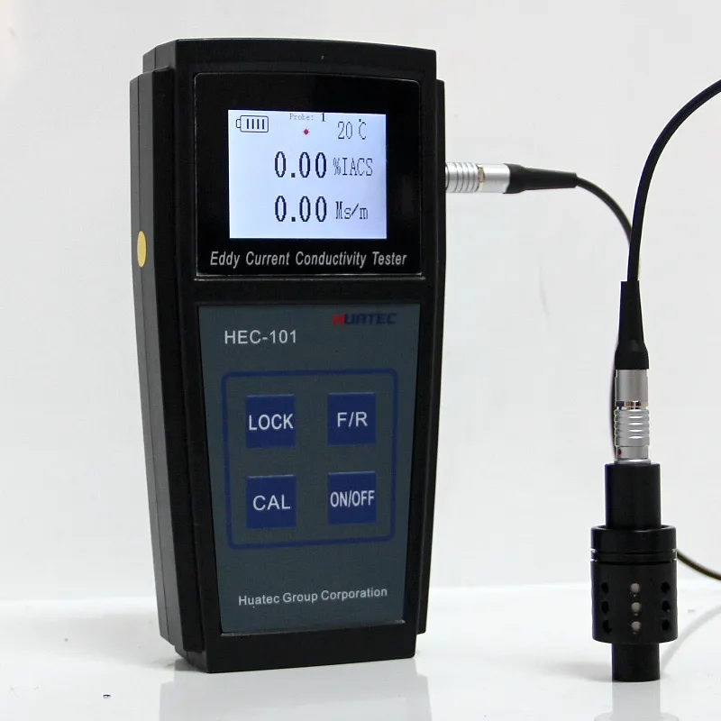 HEC-101 60Khz Hoge Precisie Wervelstroom Testapparatuur Digitale Wervelstroom Geleidbaarheidsmeter