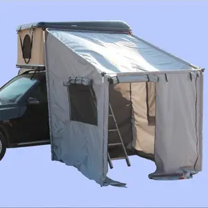 4 × 4 Off Road Car Roof HARD SHELL Top TentとANNEX ROOM SIZE IN 130X216X100CM