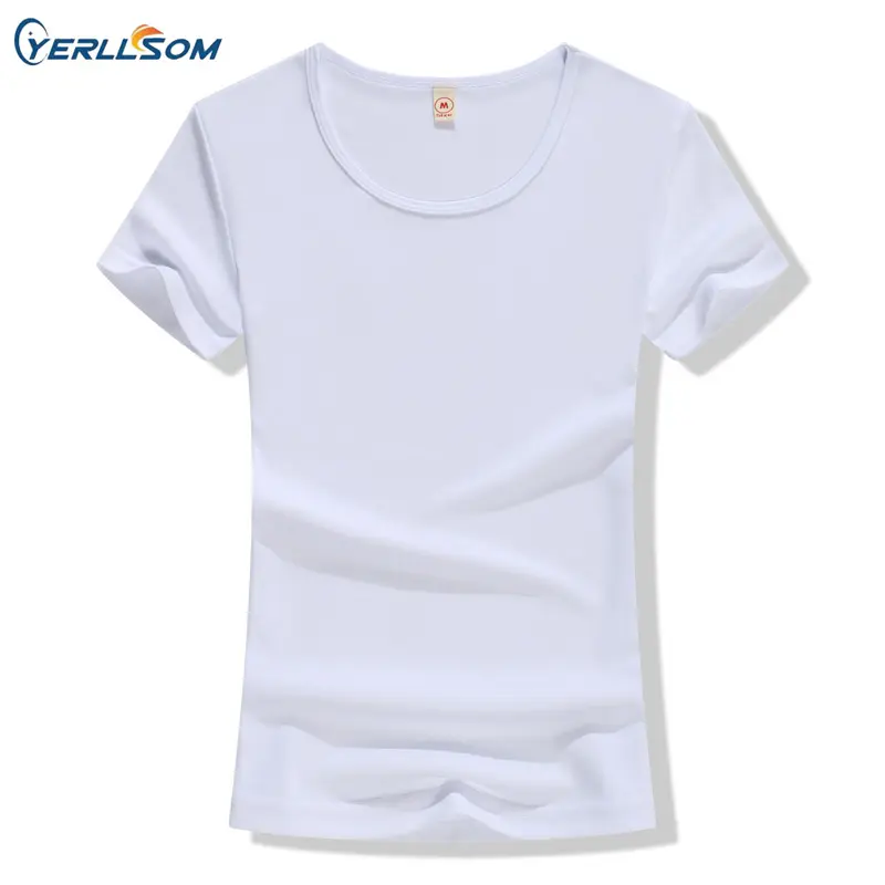 New launched mesh slim fit casual women T-shirt, sports Fast Dry, breathable printed Polyester tshirt with unique charm