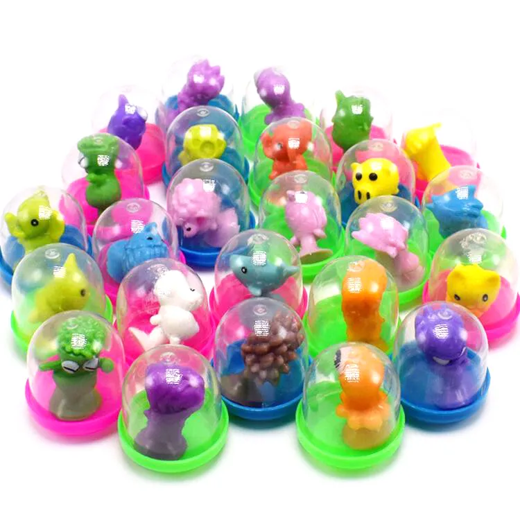 CY007 2020 गर्म बिक्री खिलौने बच्चे मिनी प्रचारक उपहार पशु प्लास्टिक Gashapon कैप्सूल खिलौने