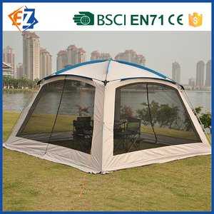 Grande <span class=keywords><strong>tente</strong></span> instantanée Popup gazébo Portable avec écran pour chambre de maison - Product Image 4